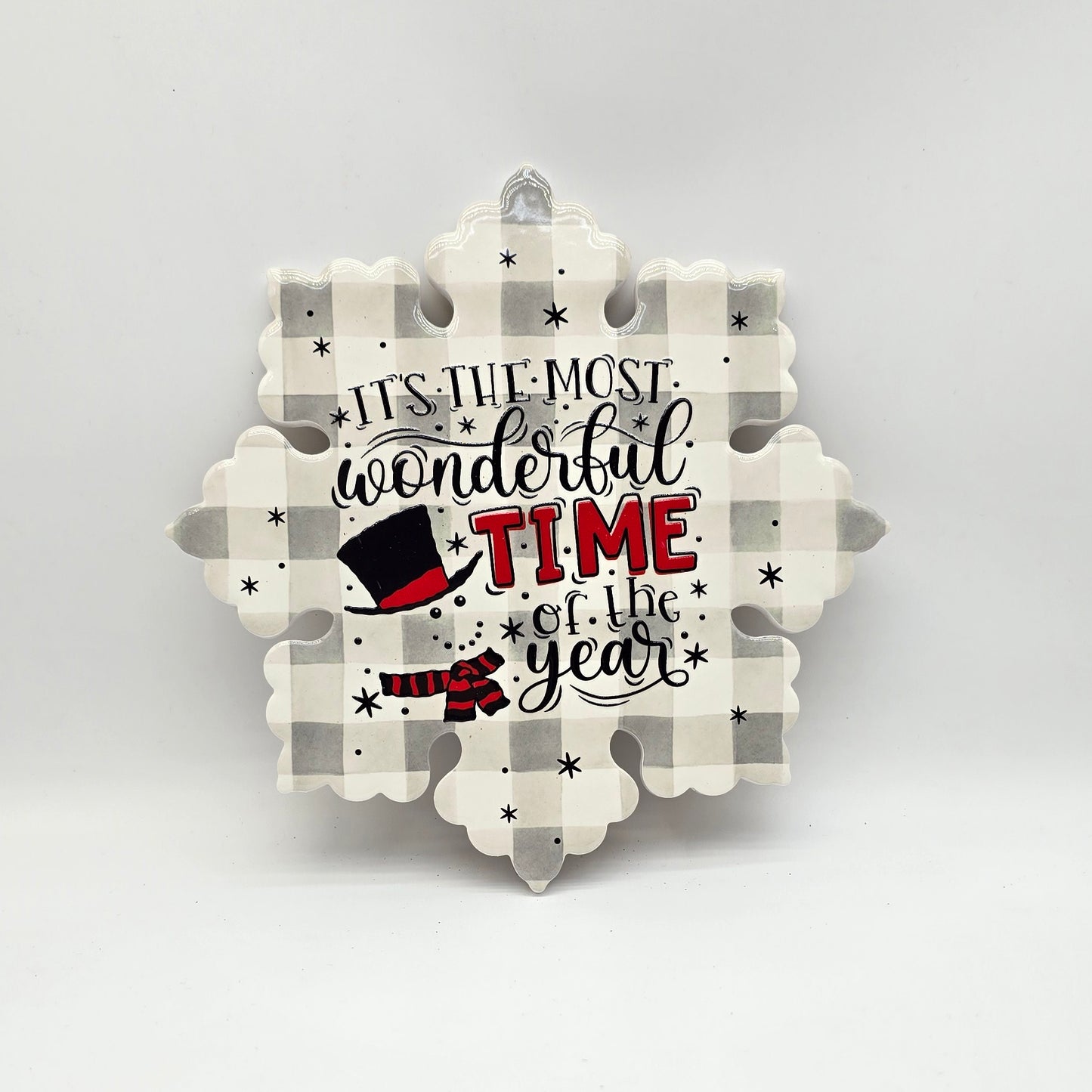 Snowflake Coaster - It's the most wonder time of the year