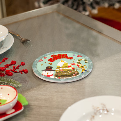 Green - Merry Christmas with Christmas tree