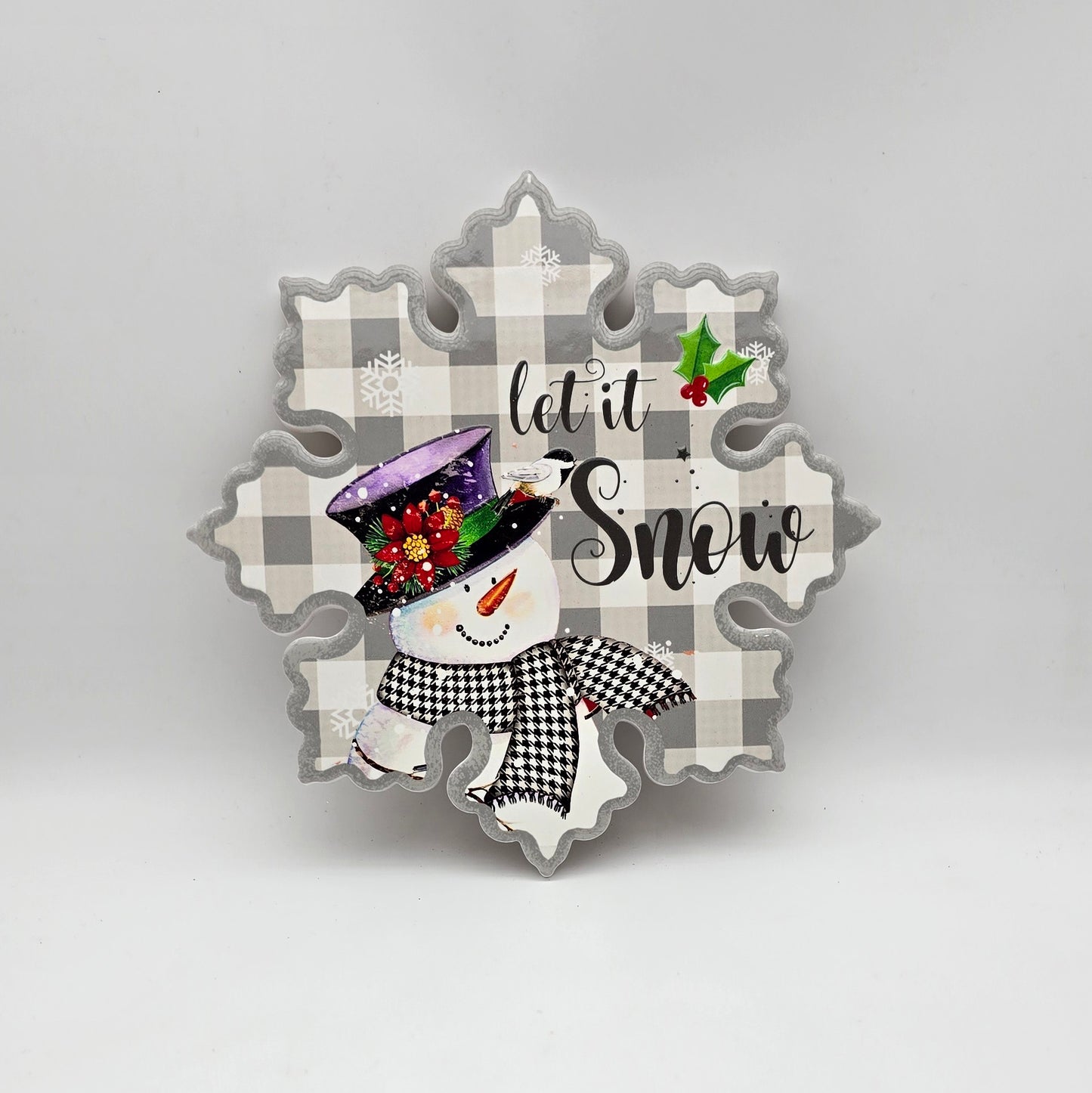 Snowflake Coaster - Let it snow